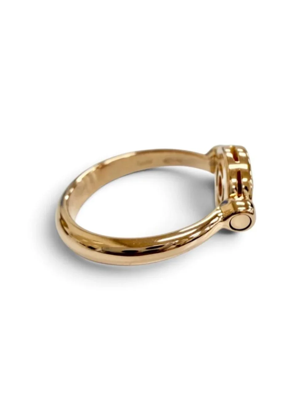 Bvlgari Flip Ring Diamond 750 Pink Gold